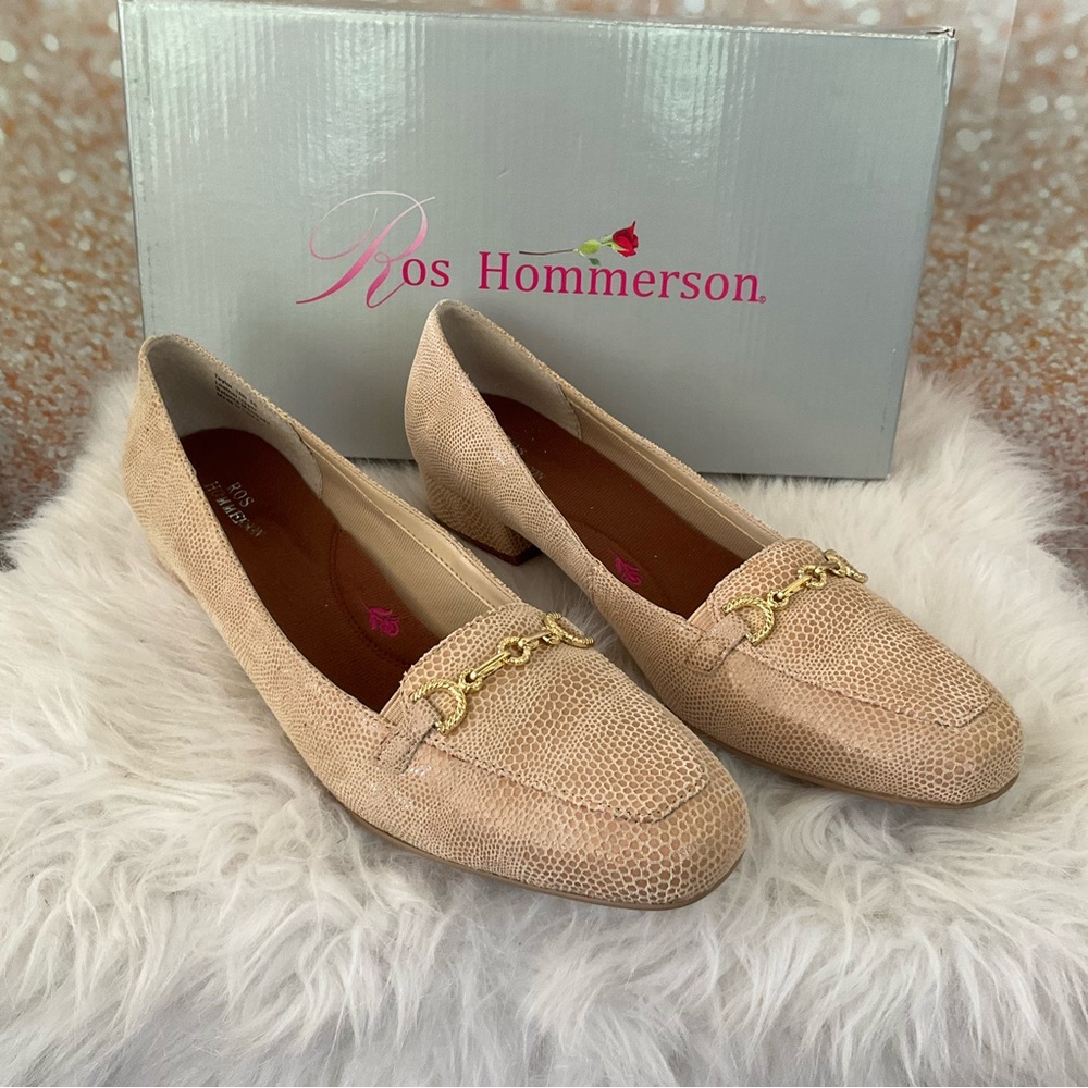 Ros Hommerson flats with Gold Accent